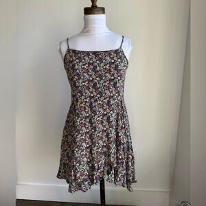 ALTAR’D STATE FLORAL SPAGHETTI STRAP MINI SUN DRESS MEDIUM